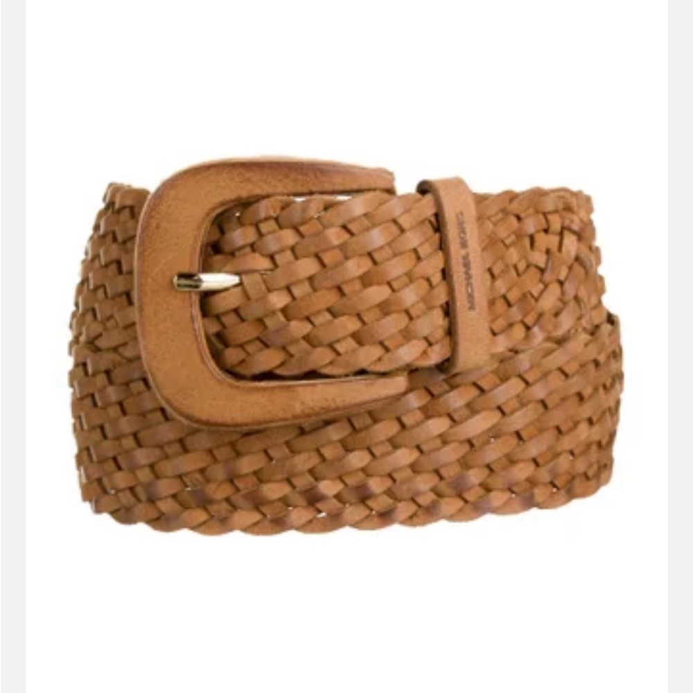 Michael Kors Nat Woven Belt Size Small